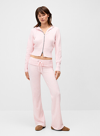Twik Pink Inverted waist sweatpant Fit: straight leg, low rise for women