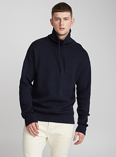 Minimalist tunnel-neck sweater | Le 31 | Shop Men's Cotton Sweaters ...