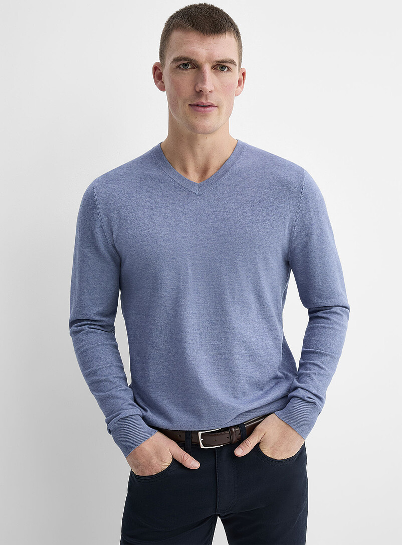 Minimalist V-neck sweater product image (primary)