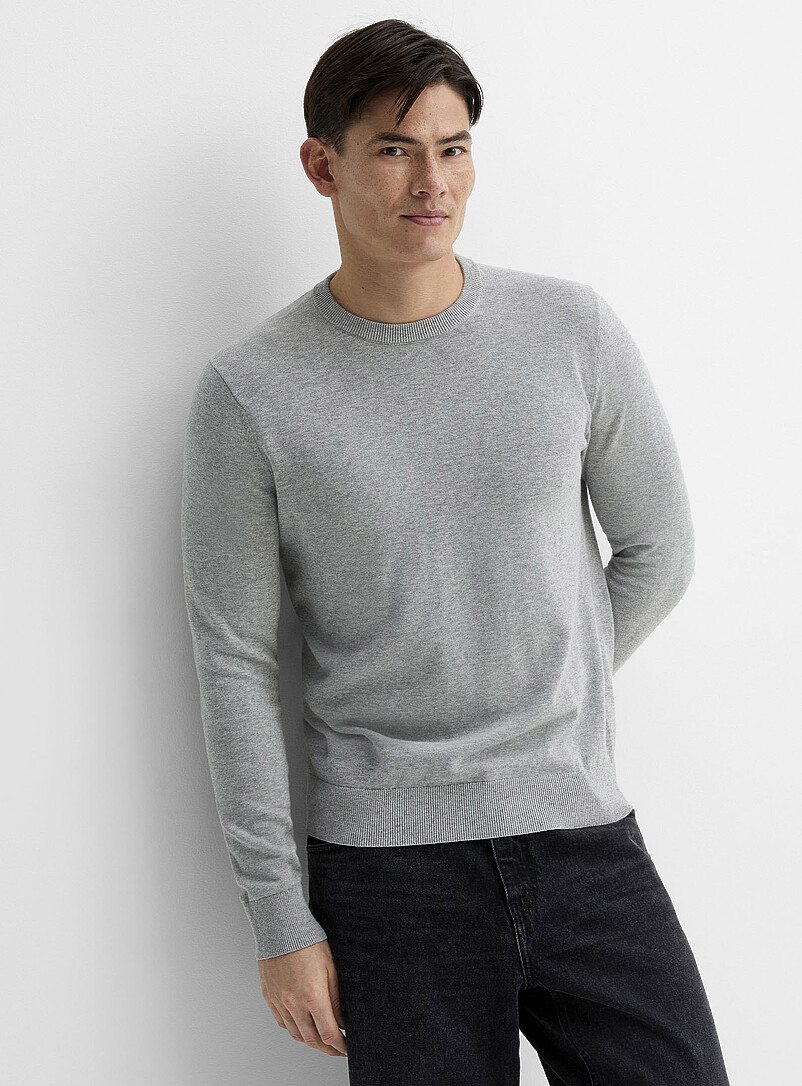 Minimalist crew-neck sweater product image (primary)