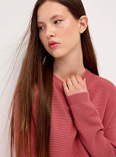 Oversized ottoman knit sweater product image 3