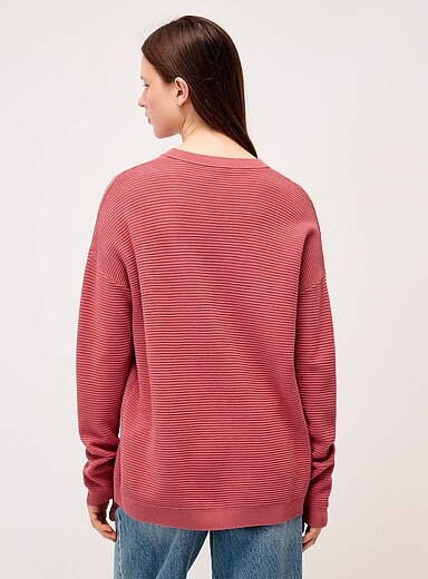 Oversized ottoman knit sweater product image 4