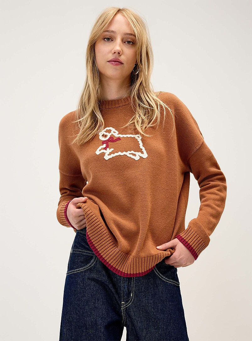 Playful Embroidery Sweater