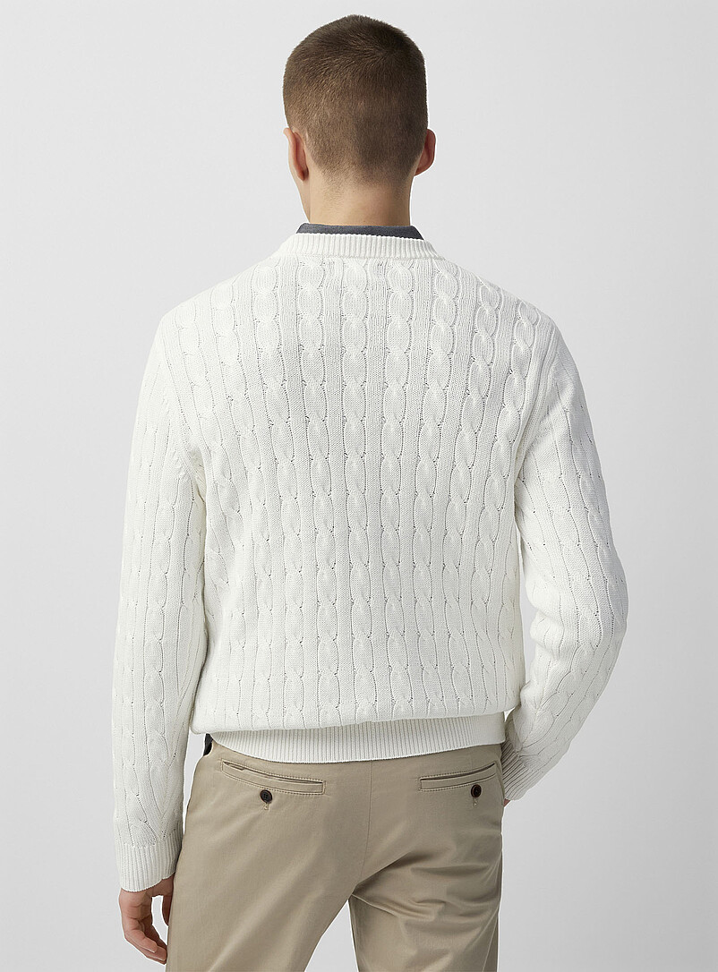 Twisted-cable sweater product image 2