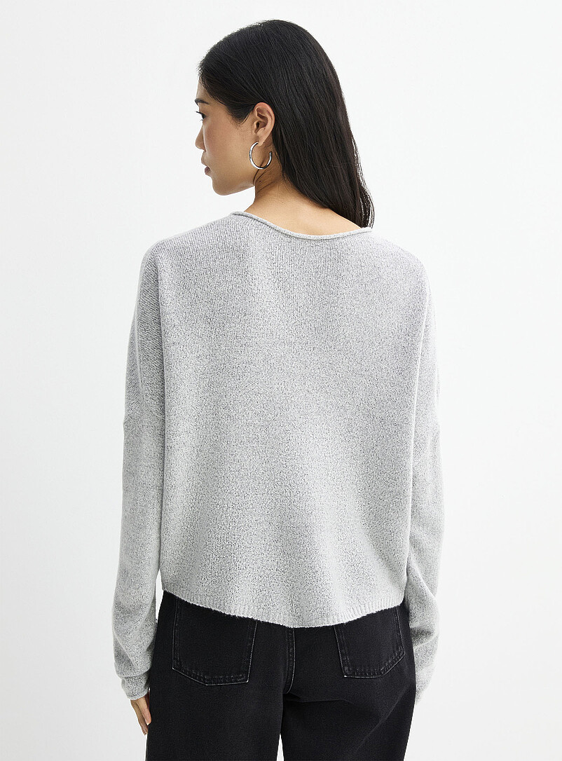 Roll-edge cardigan product image 3