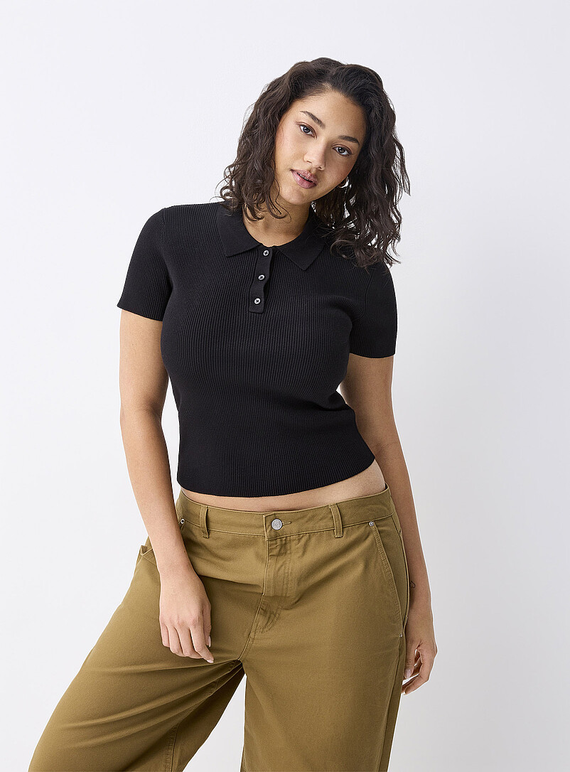 Mini-Ribbing Polo