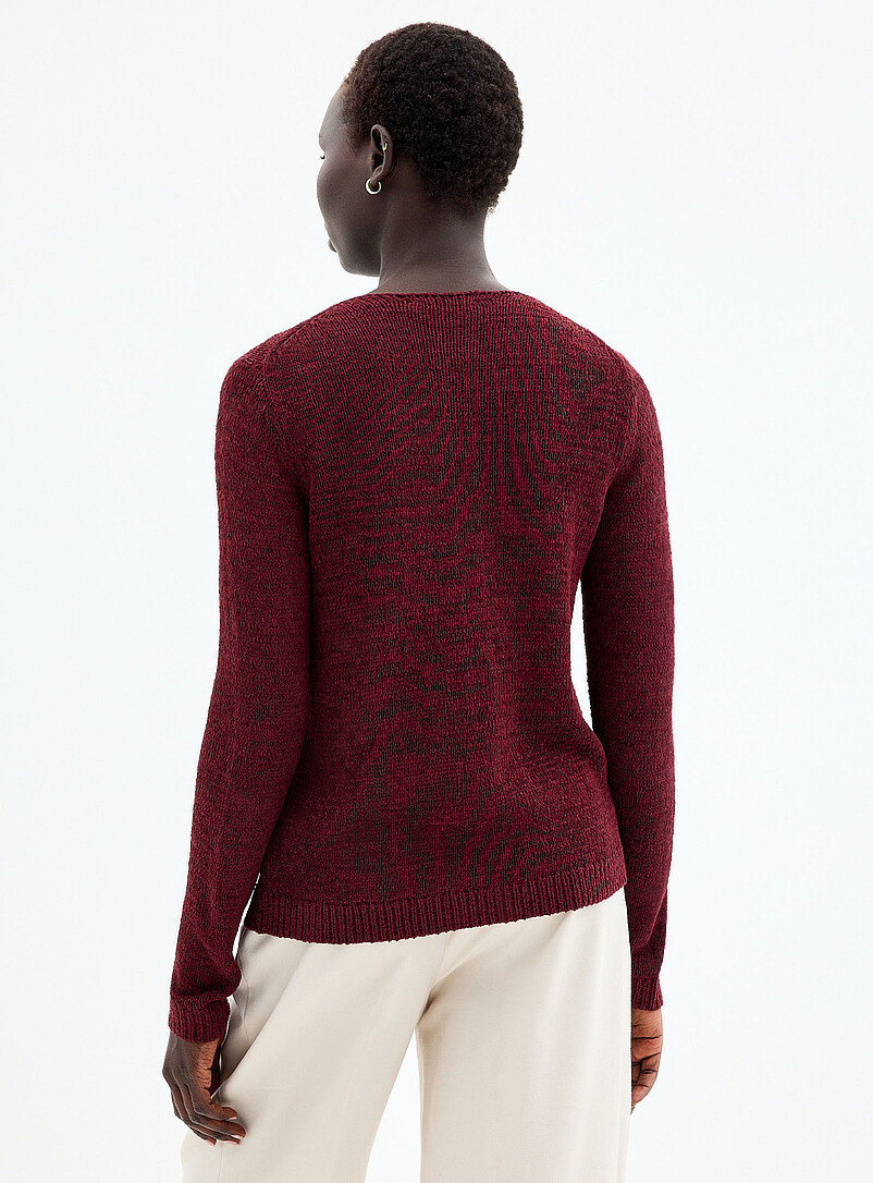Lustrous ribbon-knit cardigan product image 3