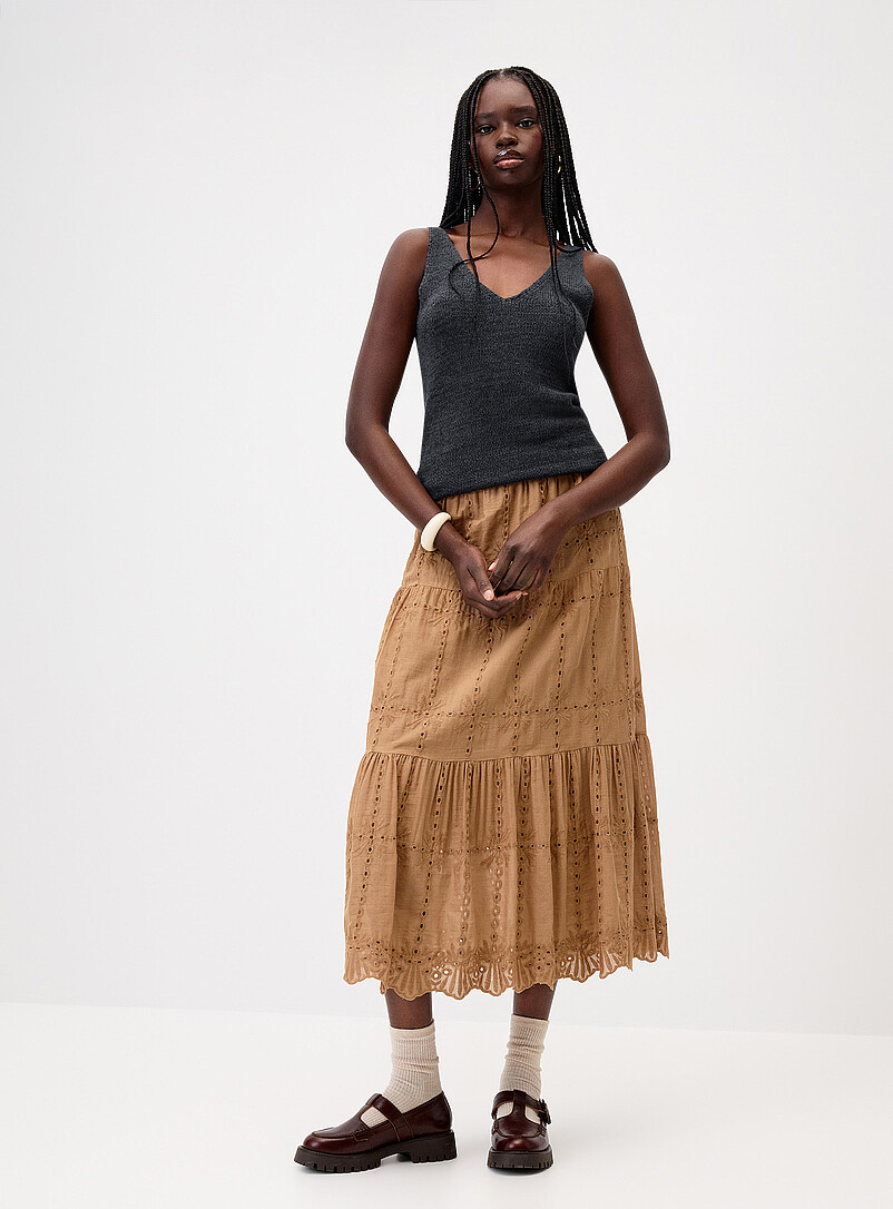 V-neck knit cami product image 2