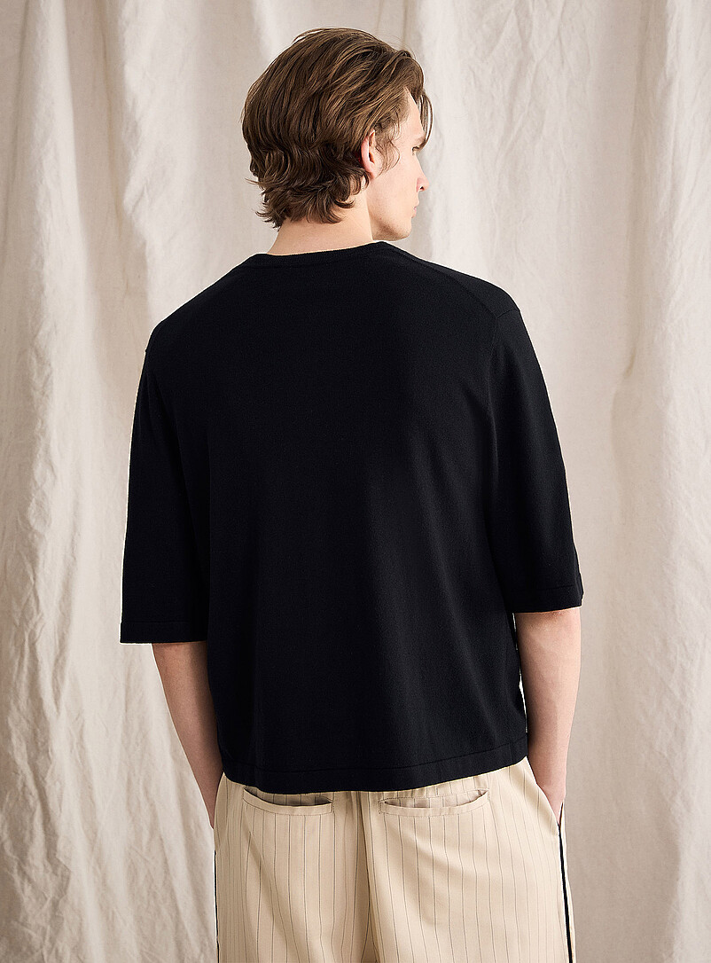 Cashmere-blend short-sleeve cardigan Le 31 Studio capsule product image 3