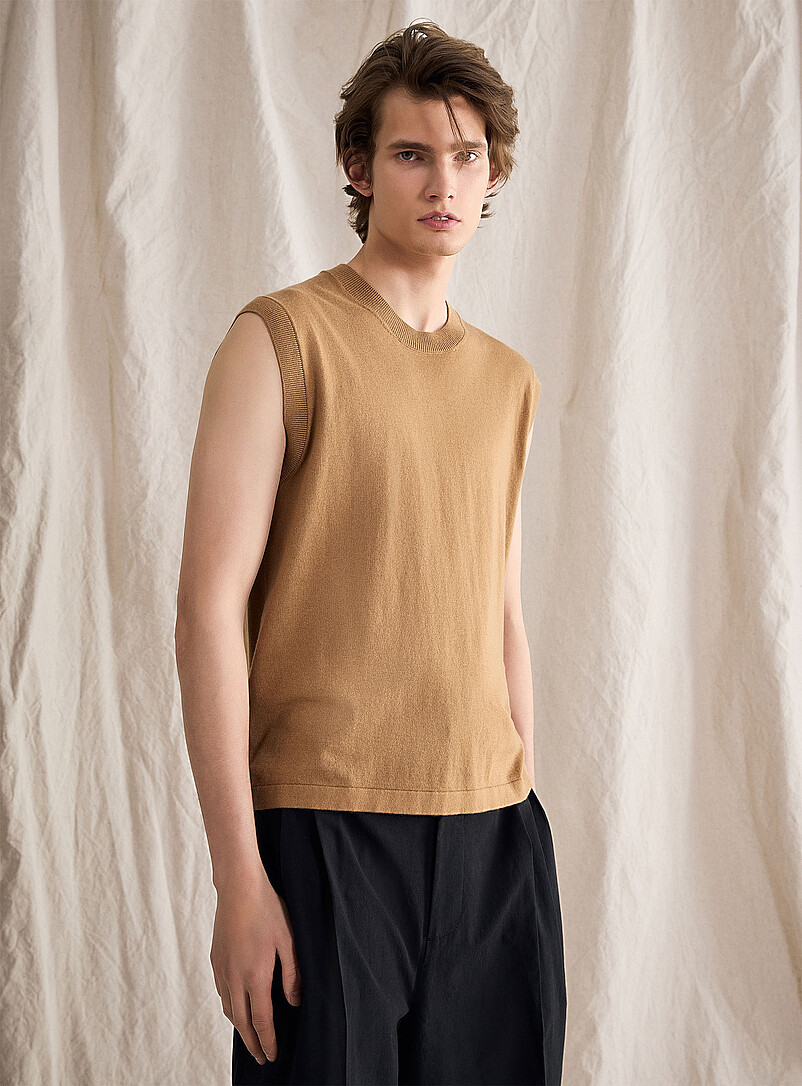 Cashmere-Blend Knit Tank Le 31 Studio Capsule