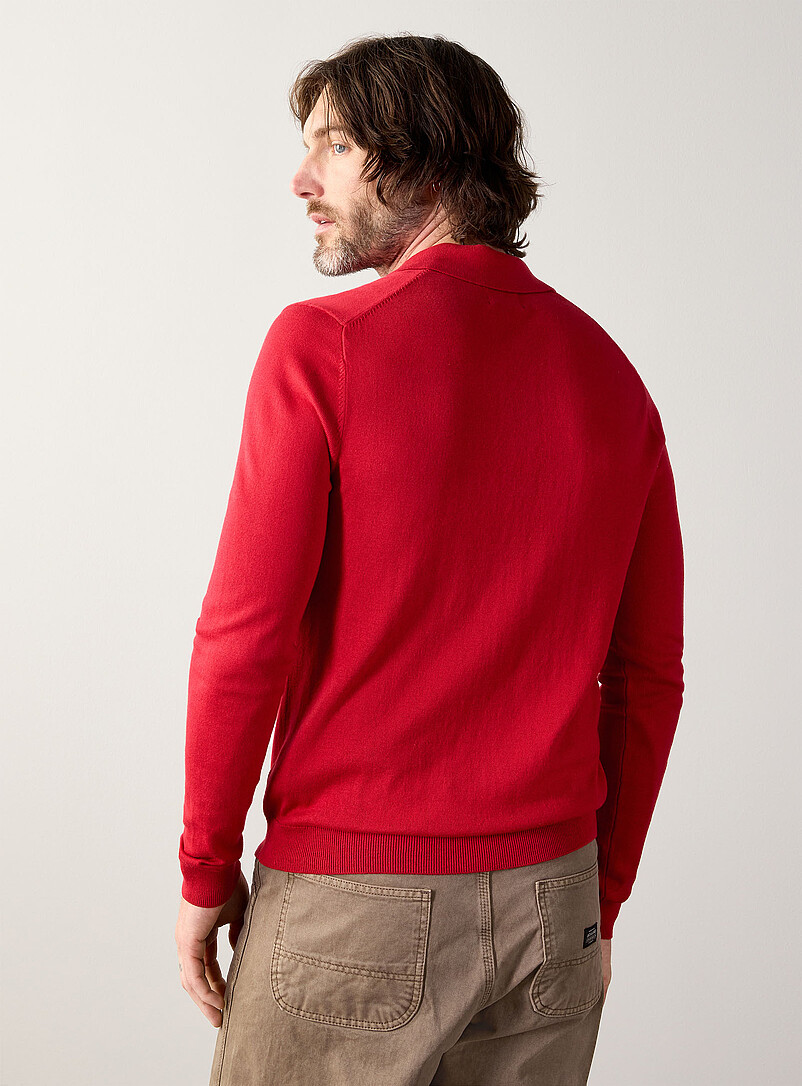 Modal knit polo product image 2