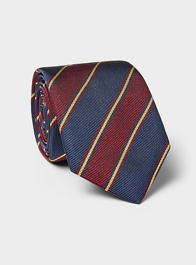 Preppy-stripe tie