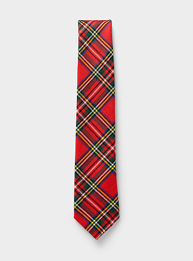 Royal Stewart tartan tie