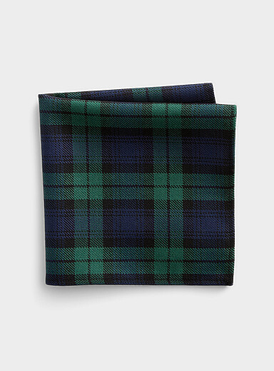 La pochette tartan sombre
