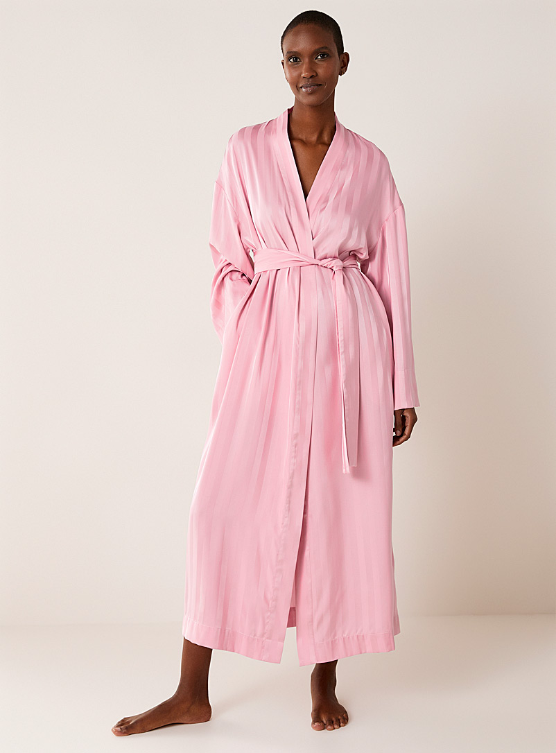 Long Flowy Robe Satiny flowy robe | Miiyu | Shop Women's Robes Online | Simons