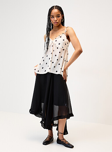 La camisole babydoll chiffon