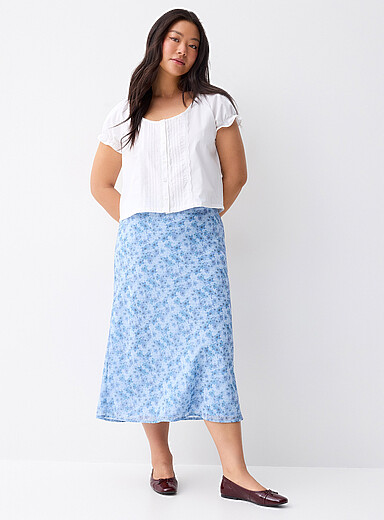 La jupe maxi chiffon fluide