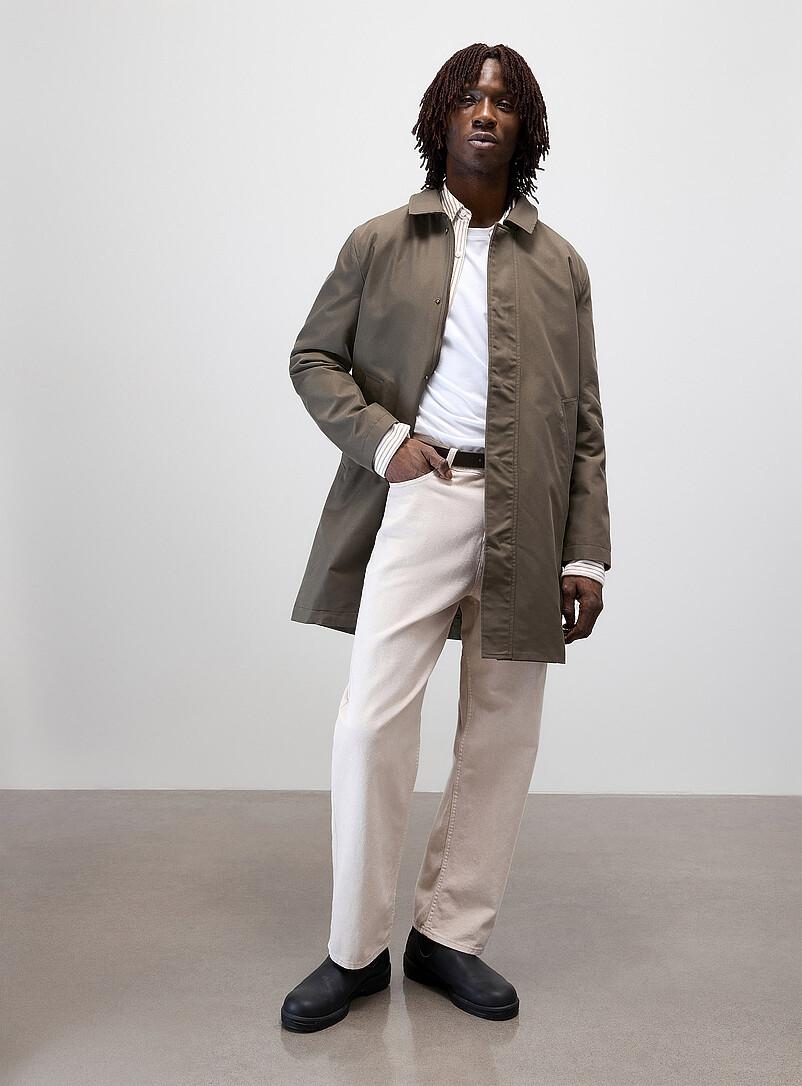 Removable-hood trench coat | Le 31 | Shop Men's Raincoats