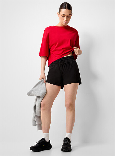 Le short ourlets fendus Longueur 4"