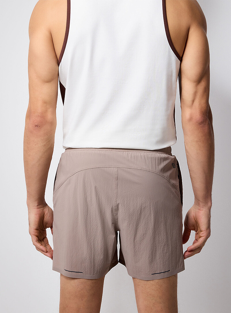 I.FIV5: Le short ripstop fentes lat&eacute;rales Longueur 5 po Bleu pour homme