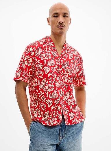 French Riviera camp shirt <b>Comfort fit</b>