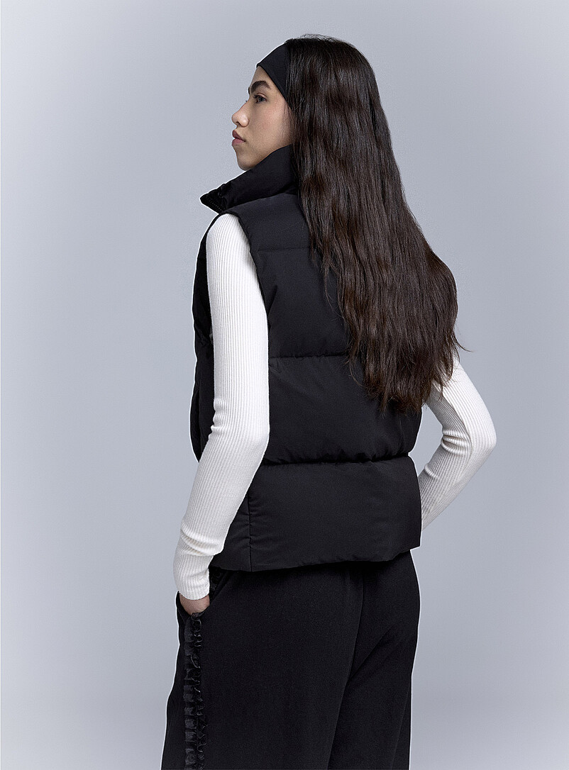 Puffy quilted vest product image 2