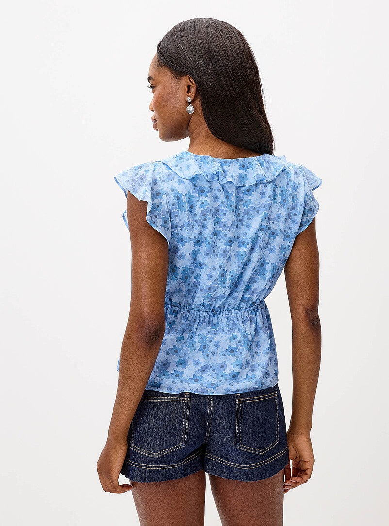 Ruffled chiffon blouse product image 3