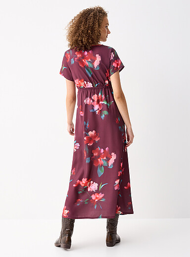 Crossover neckline crepe maxi dress product image 4