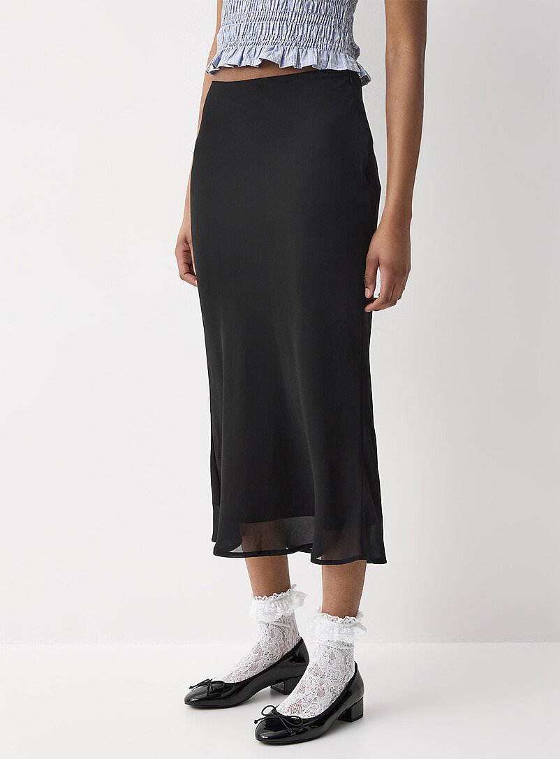 Flowy chiffon maxi skirt product image 2
