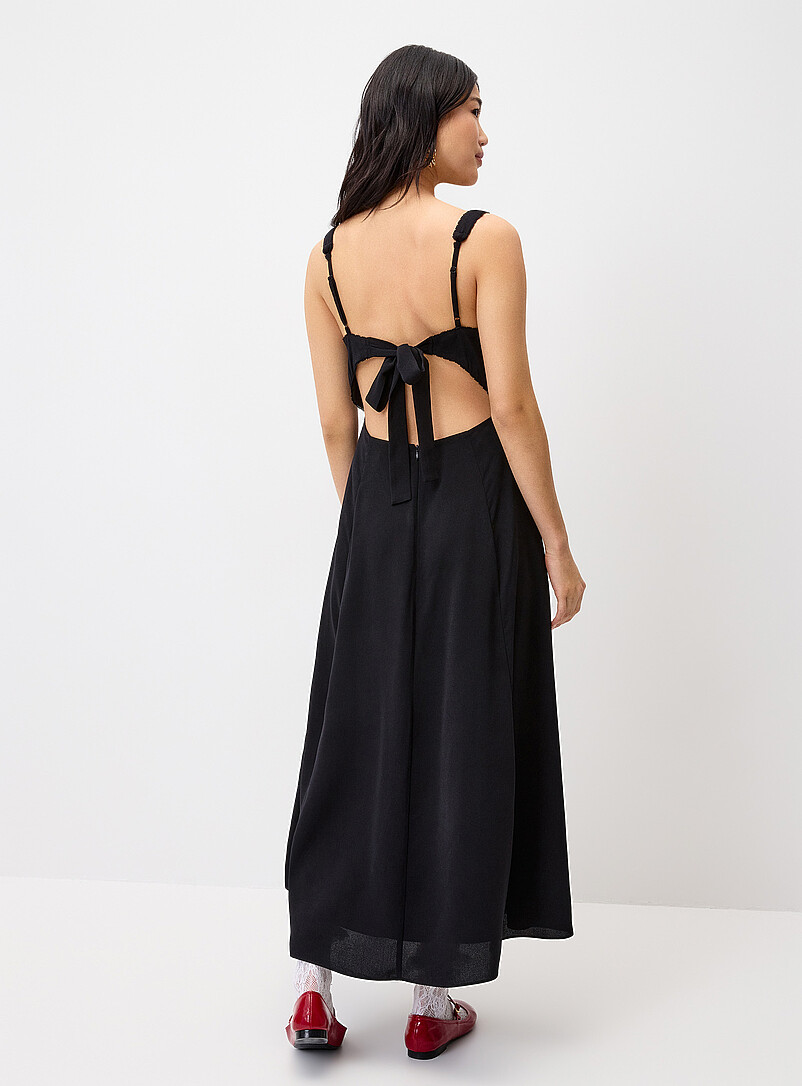 Open-back balconette maxi dress In support of Tel-jeunes and Jack.org product image 3