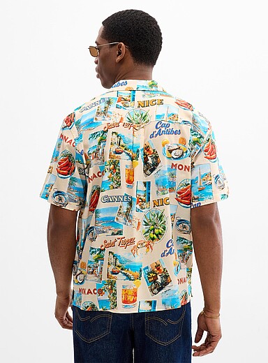 French Riviera camp shirt <b>Comfort fit</b>