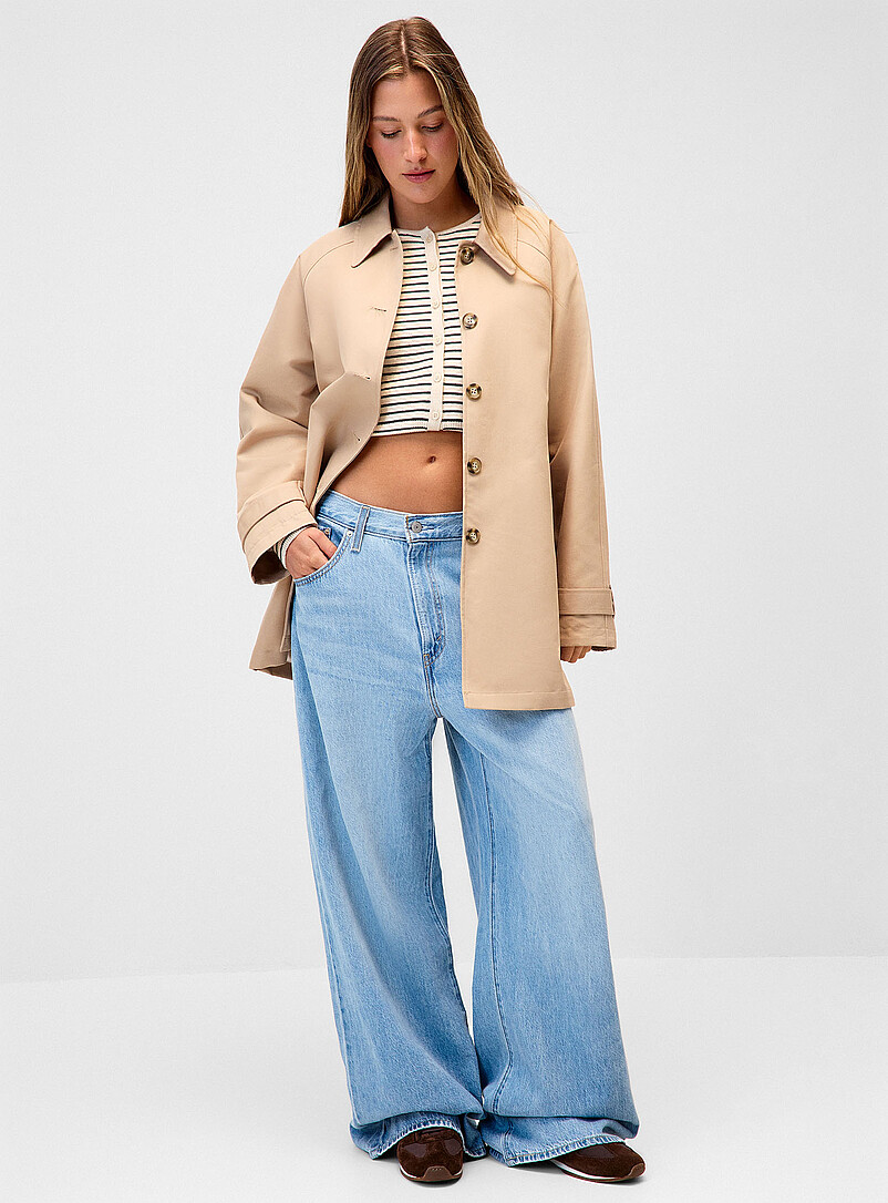 Loose Twill Trench Coat