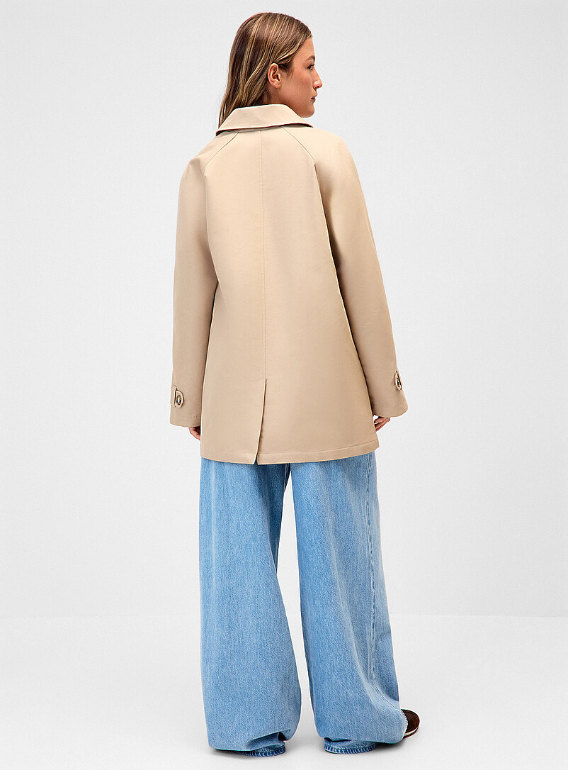 Loose twill trench coat product image 3