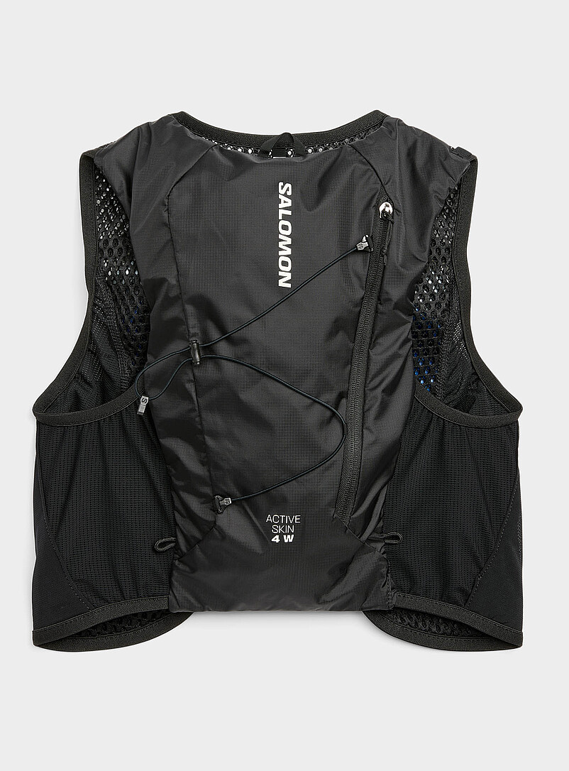 Salomon: La veste d'hydratation Active Skin 4 Noir pour femme