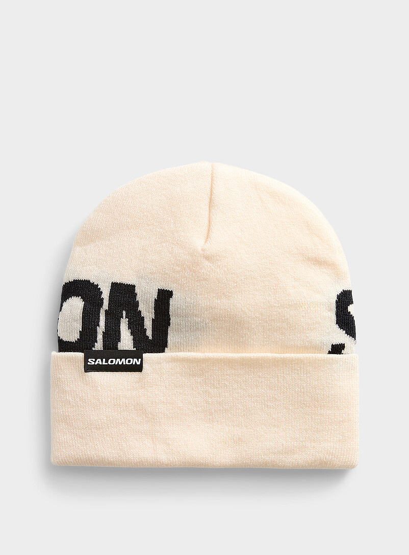 帽子 00's Salomon Jacquard Logo Beanie Y2K Hermitage jacquard logo cuffed tuque | Salomon | Tuques