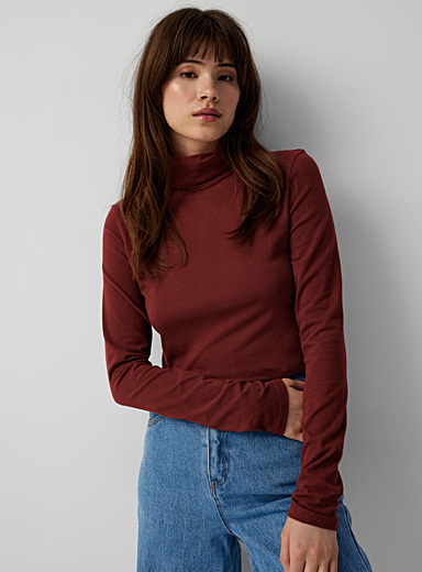 Organic cotton turtleneck T-shirt 