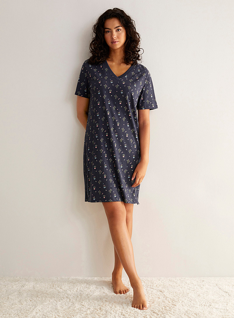 Miiyu Assorted Celestial pattern nightgown for women
