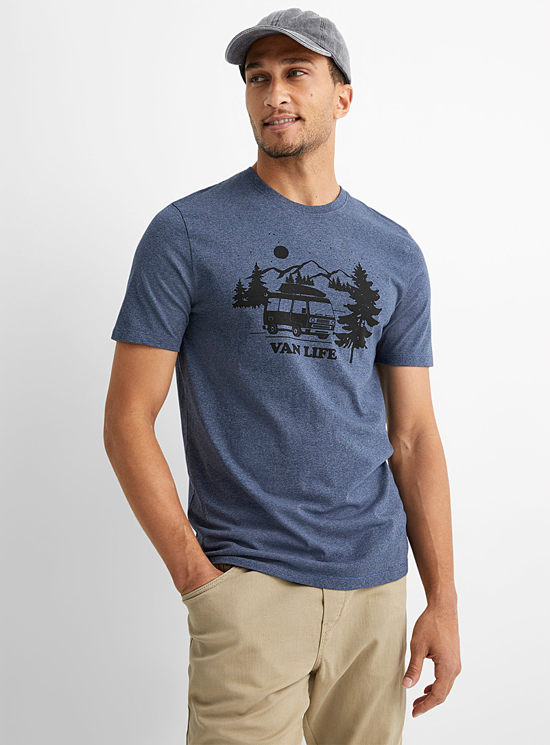 Le 31: Le t-shirt aventure coton bio Marine pour homme