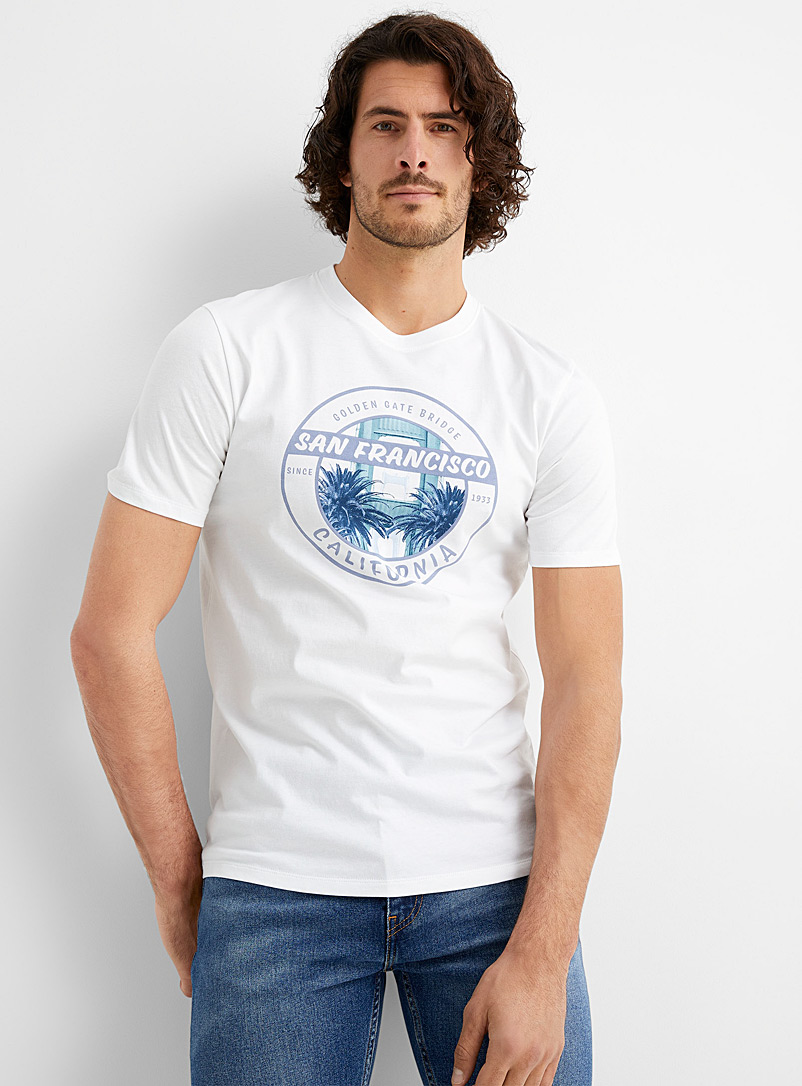 Le 31: Le t-shirt plages vacances Blanc pour homme