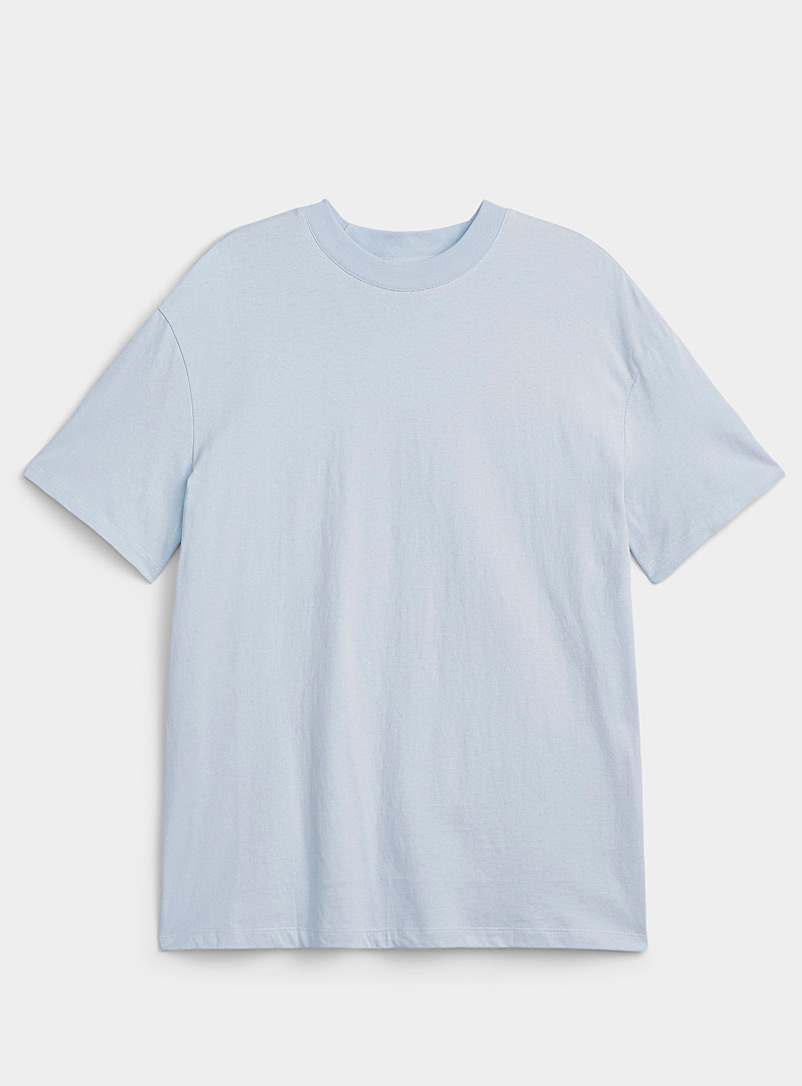 Djab: Le t-shirt carré DJAB 101 Bleu pâle-bleu poudre pour homme