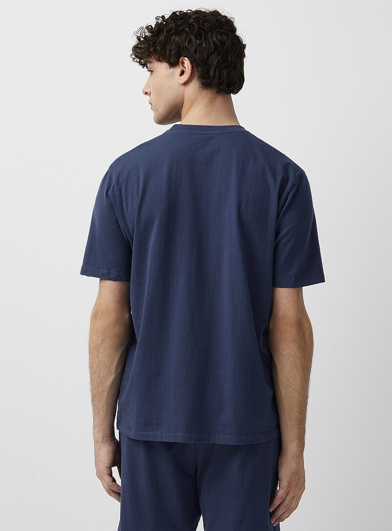Le 31: Le t-shirt doux uni Vert fonc&eacute; - Mousse pour homme