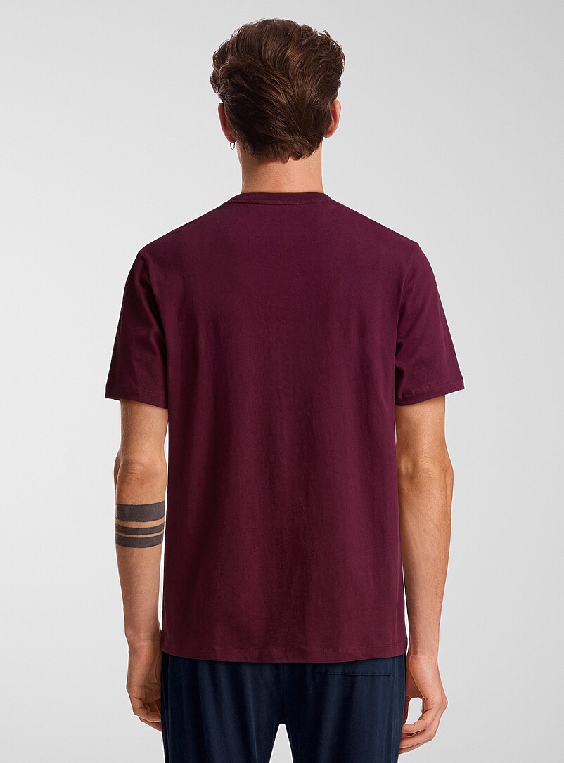 Le 31: Le t-shirt doux uni Vert fonc&eacute; - Mousse pour homme