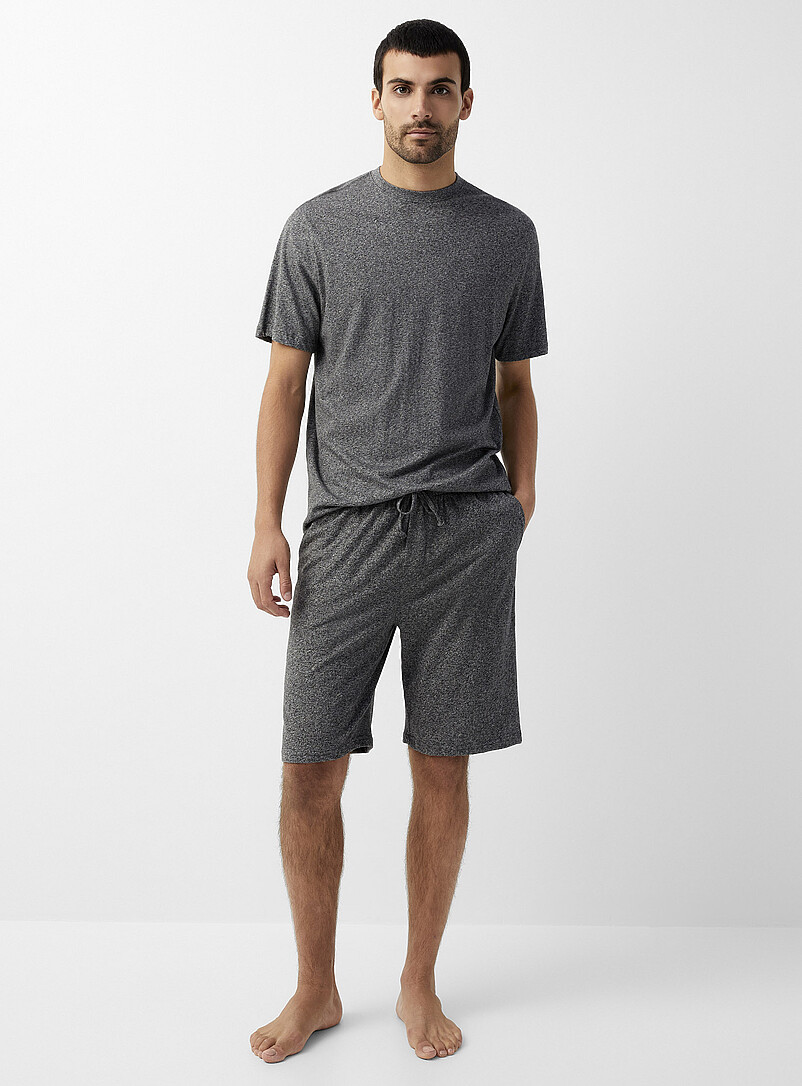 Le 31: Le t-shirt doux uni Vert fonc&eacute; - Mousse pour homme