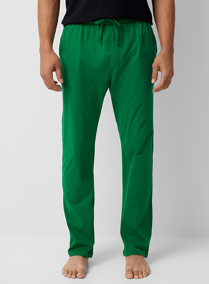 V-11 Pine Green Lounge Pants, Double Gauze Pants, Cotton Pants, Elastic  Waist Pants, Casual Pants, Wide Leg Pants, One Size Fit Pants -  Canada
