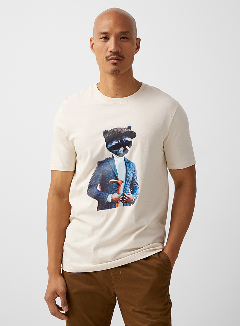 Friendly beast T-shirt | Le 31 | Shop Men's Printed & Patterned T-Shirts  Online | Simons