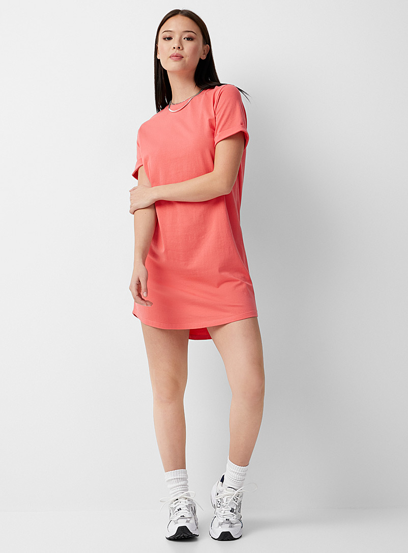 Twik Coral Organic cotton straight-fit T-shirt dress for women