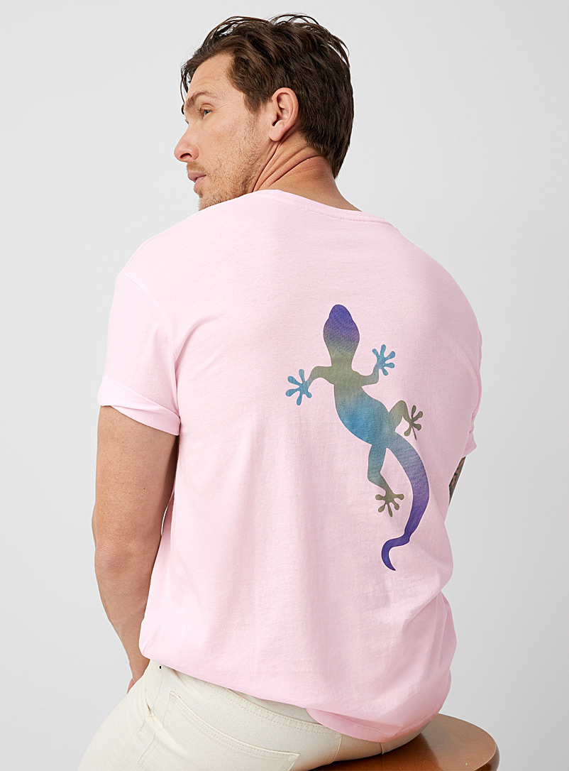 Le 31 Lilacs Ombré vacation-pattern T-shirt for men