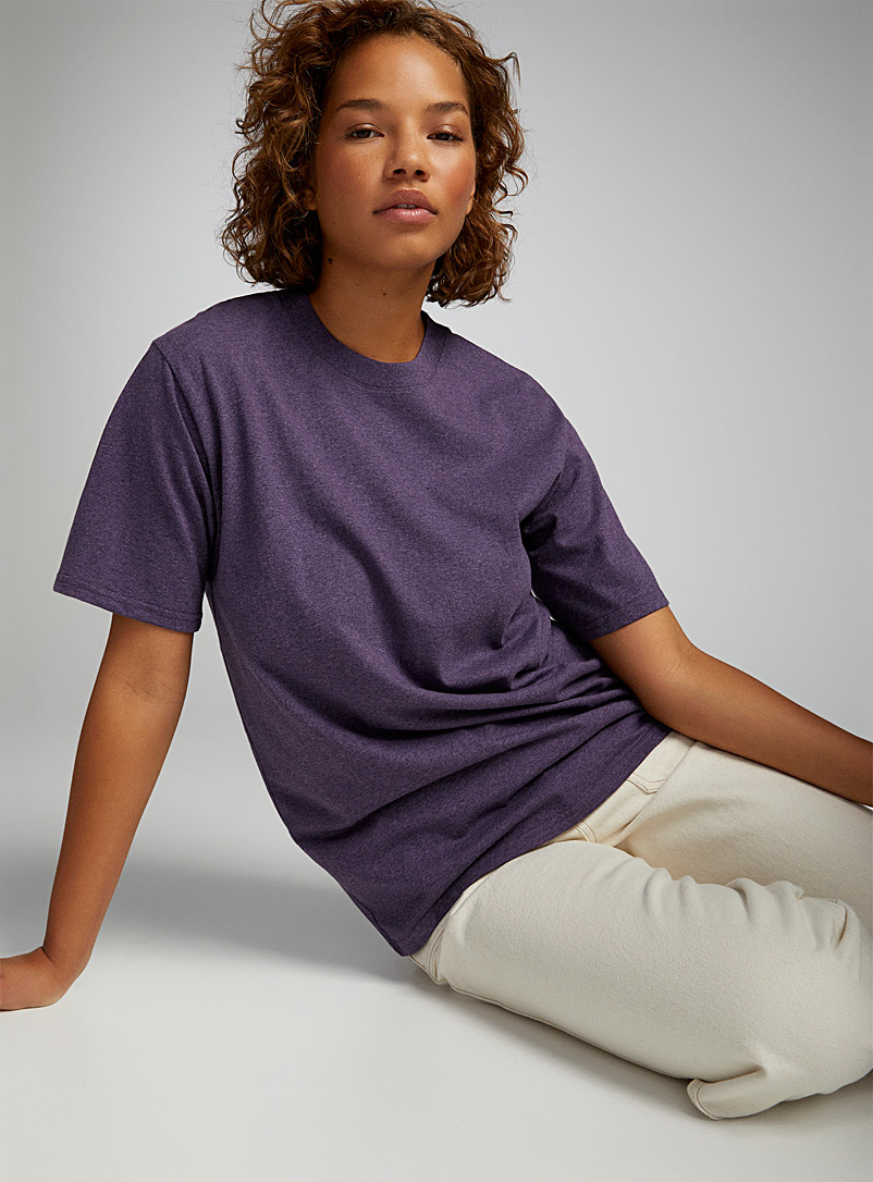 Twik Purple Long boxy-fit T-shirt for women