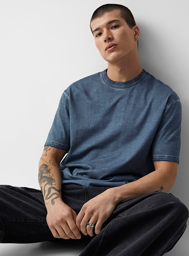 Faded solid T-shirt | Djab | Shop Men's Short Sleeve & 3/4 Sleeve T ...