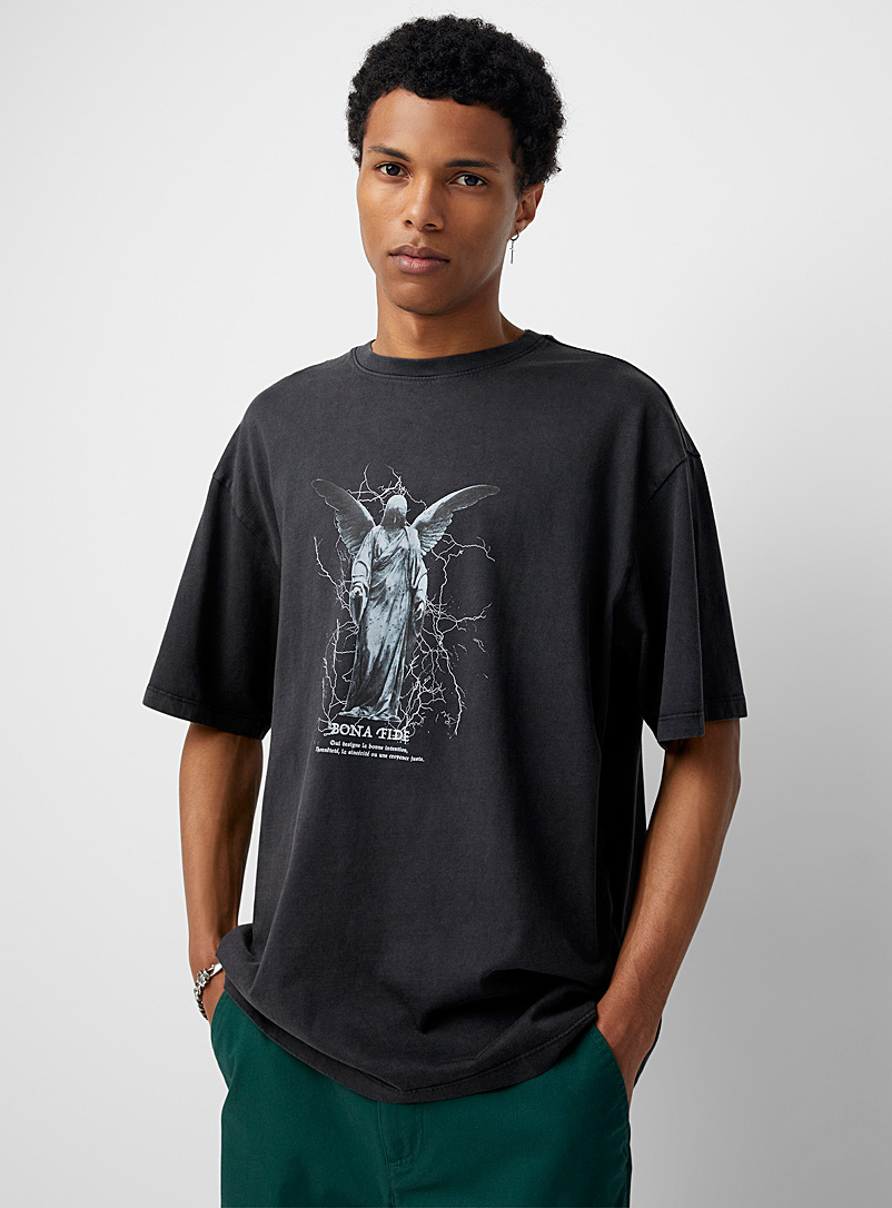 Djab Oxford Spooky graphic loose T-shirt for men